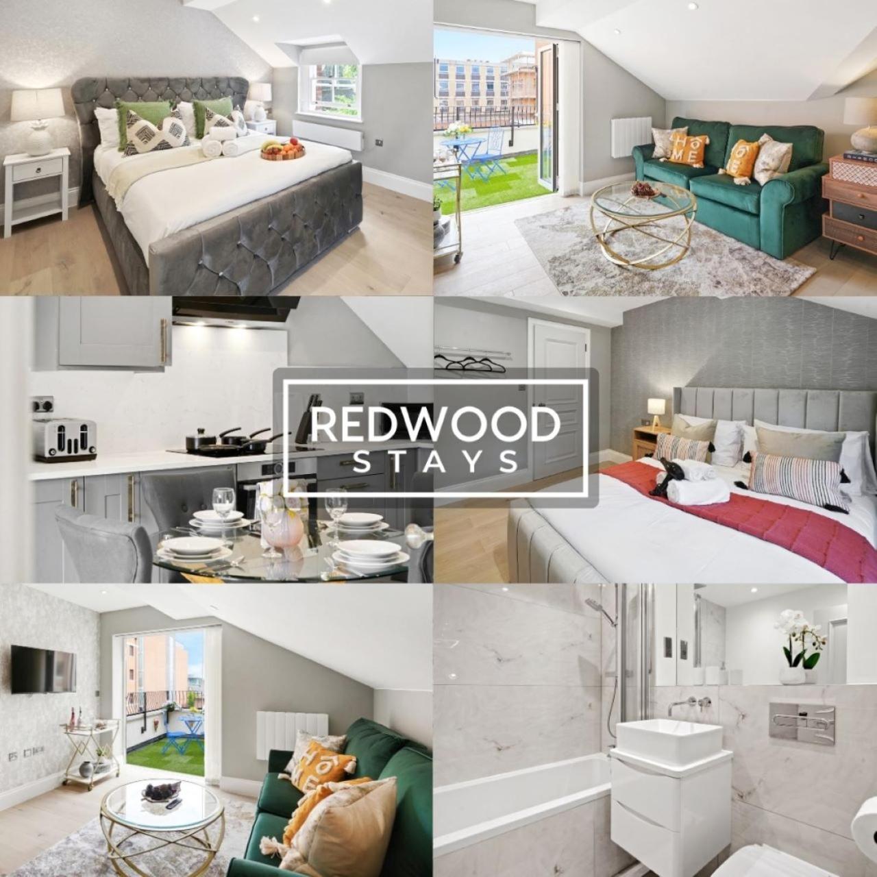 Top Quality 2 Bed 1 Bath Apartments For Contractors By Redwood Stays เรดดิ้ง ภายนอก รูปภาพ